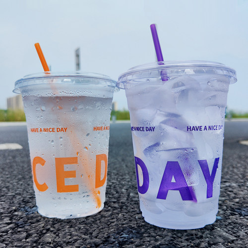 400ml500ml500只爆打柠檬杯