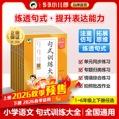 53句式训练大全上下册年级任选