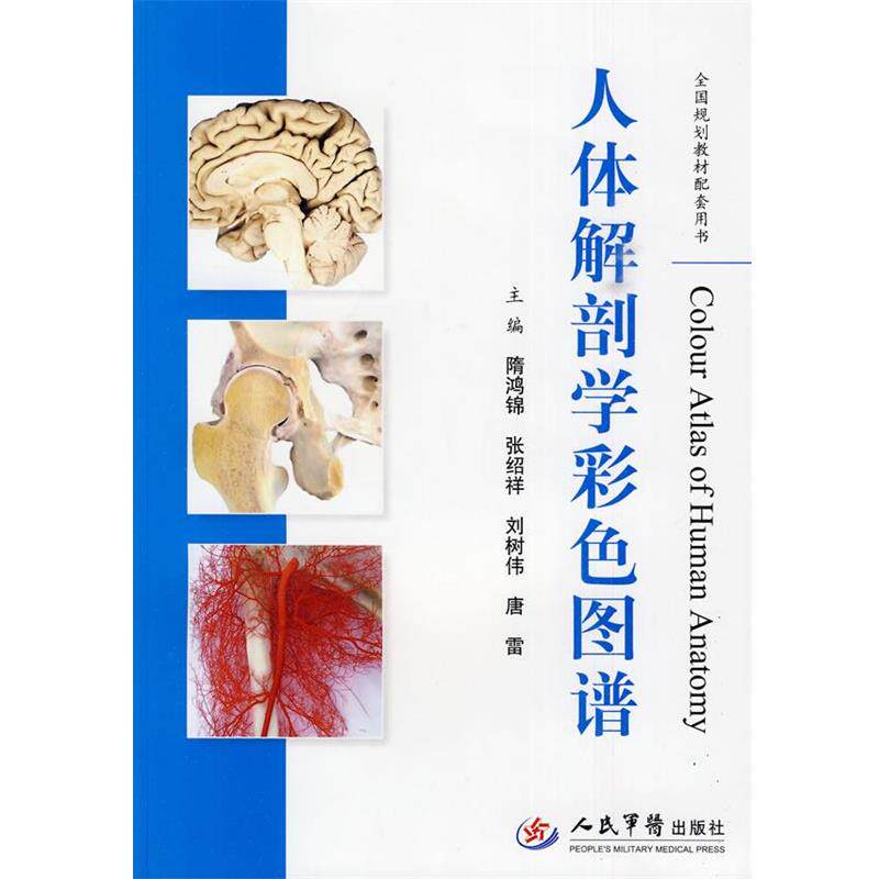【正版书】 人体解剖学彩色图谱 隋鸿锦 等主编 人民军医出版社