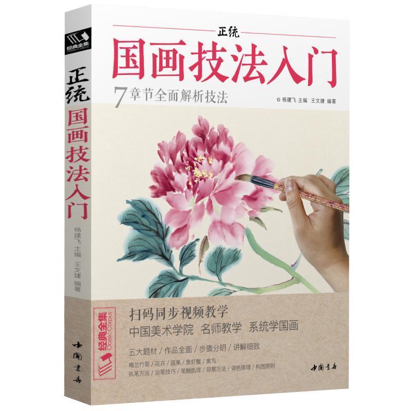 【正版】正统国画技法入门 经典全集系列丛书 王文捷；杨建飞