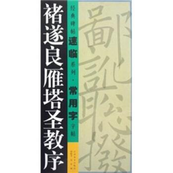 【正版书】 经典碑帖速临系列·常用字字帖:褚遂良雁塔圣教序 邹琴,郭晓芳 著 江西美术出版社