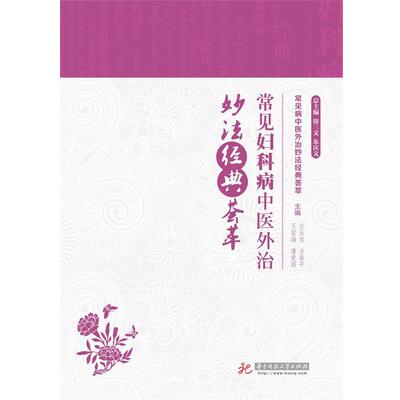 【正版书】 常见病中医外治妙法经典荟萃:常见妇科病中医外治妙法经典荟萃 汪玉宝,占春华,王宏涛,潘爱丽　主编 华中科技大学出版