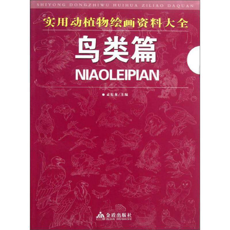 【正版书】 实用动植物绘画资料大全：鸟类篇 孟宪龙　主 金盾出版社