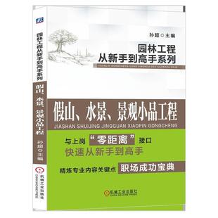 【正版书】 假山、水景、景观小品工程 孙超 机械工业出版社