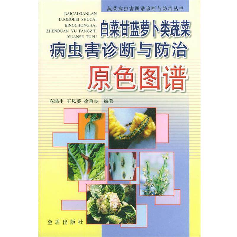 【正版书】 白菜甘蓝萝卜类蔬菜病虫害诊断与防治原色图谱 商鸿生 等编著 金盾出版社