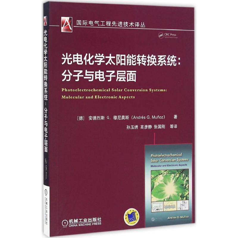 【正版书】 光电化学太阳能转换系统:分子与电子层面 [德]安德烈斯G 穆尼奥斯 机械工业出版社