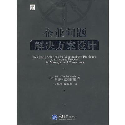 【正版】企业问题解决方案设计 [美]范登博施；代宏