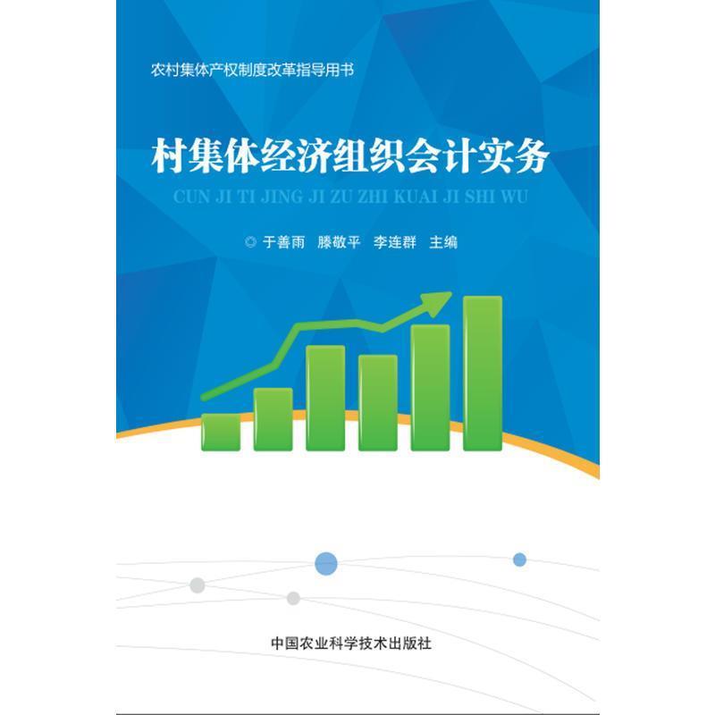【正版书】 村集体经济组织会计实务 于善雨,滕敬平,李连群 著 中国农业科学技术出版社