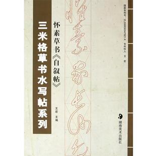【正版书】 三米格草书水写帖系列--怀素草书《自叙帖》 王宠　编著 湖南美术出版社