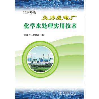 【正版书】 火力发电厂化学水处理实用技术 巩耀武,管丙军 编 中国电力出版社
