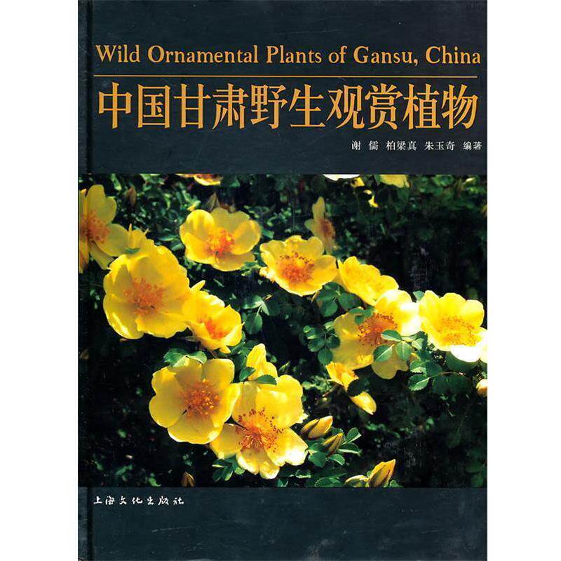 【正版书】 中国甘肃野生观赏植物 谢儒 等编著 上海文化出版社