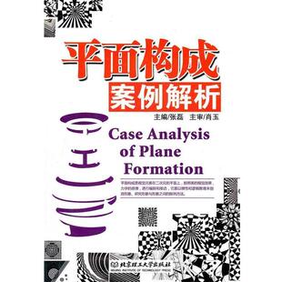 【正版书】 平面构成案例解析 张磊 主编 北京理工大学出版社