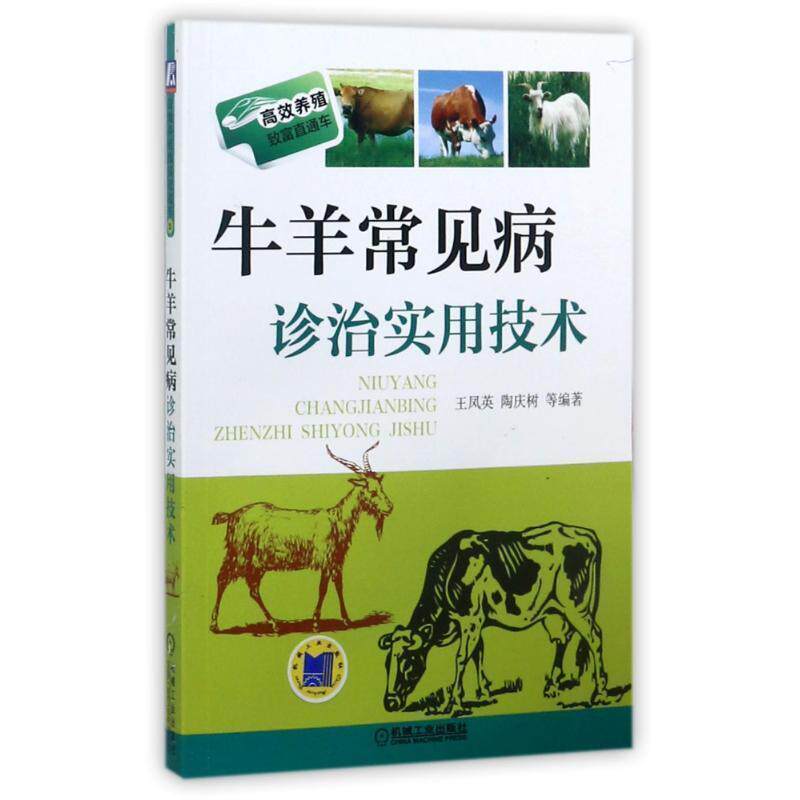 【正版书】 高效养殖致富直通车:牛羊常见病诊治实用技术 王凤英 机械工业出版社
