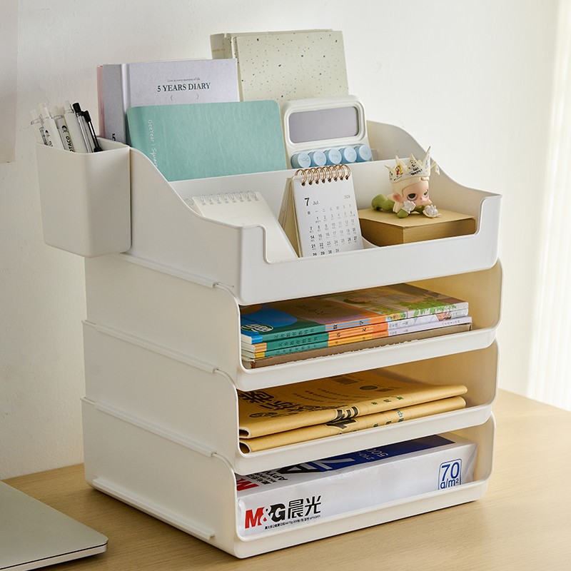 学生书桌收纳盒课本文具用品收纳
