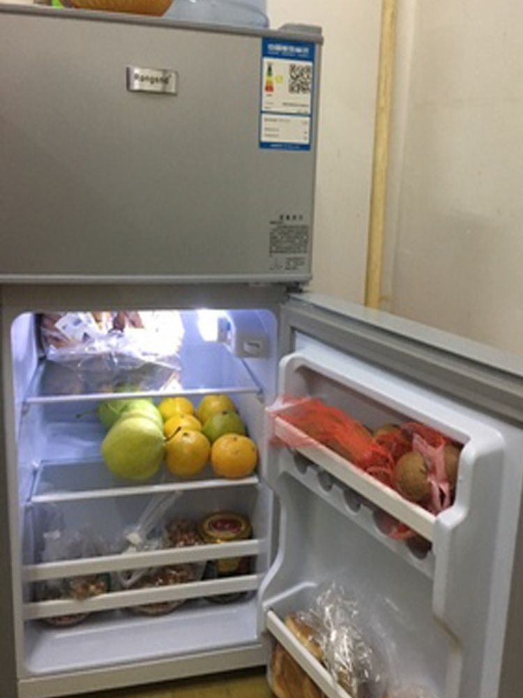 京东购物商城138升o一级省电小型双开电冰箱二门冷藏冷冻双门家用