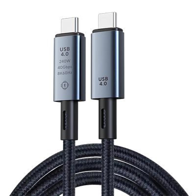 USB4高速全功能240w快充40Gbps