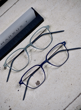 德国眼镜授权markust P1040 2色玻璃纤维碳纤维商务个性轻质镜框