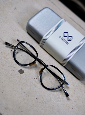 日本OLIVERGOLDSMITH OG CRCHITECT-2梨圆胶圈精致轻巧框圆框近视