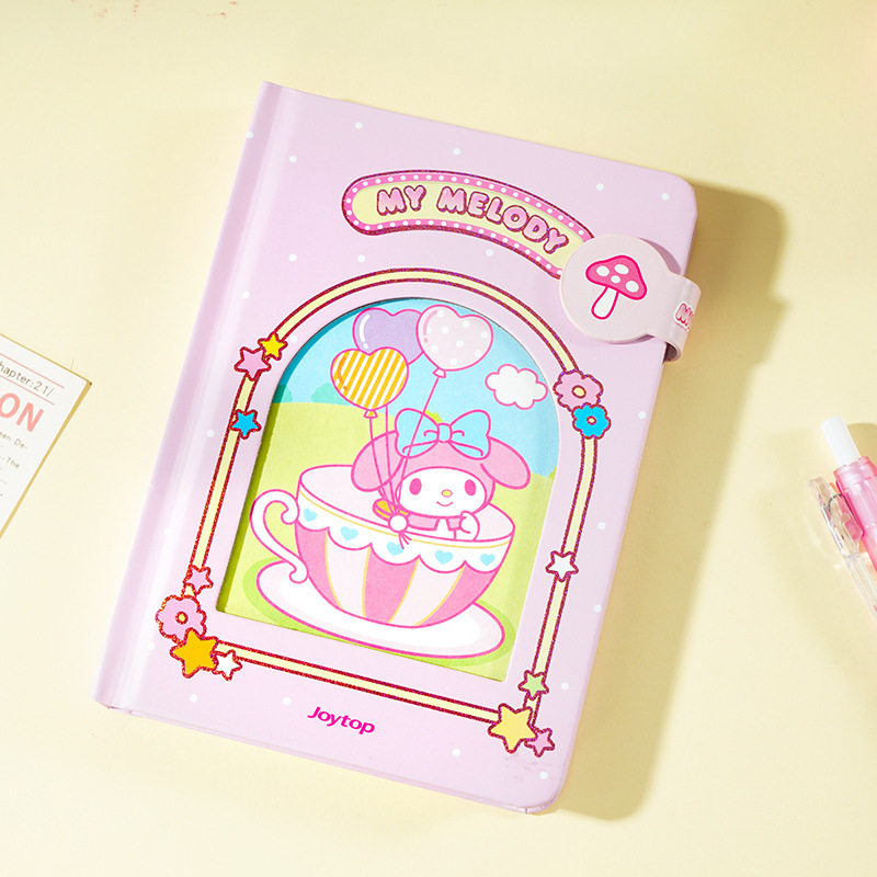 美乐蒂卡通手账本磁扣本可爱高颜值A6学生日记本记事本彩页笔记本,文具电教/文化用品/商务用品,手帐/日程本/计划本,淘宝优惠券,粉丝福利购,淘宝优惠卷