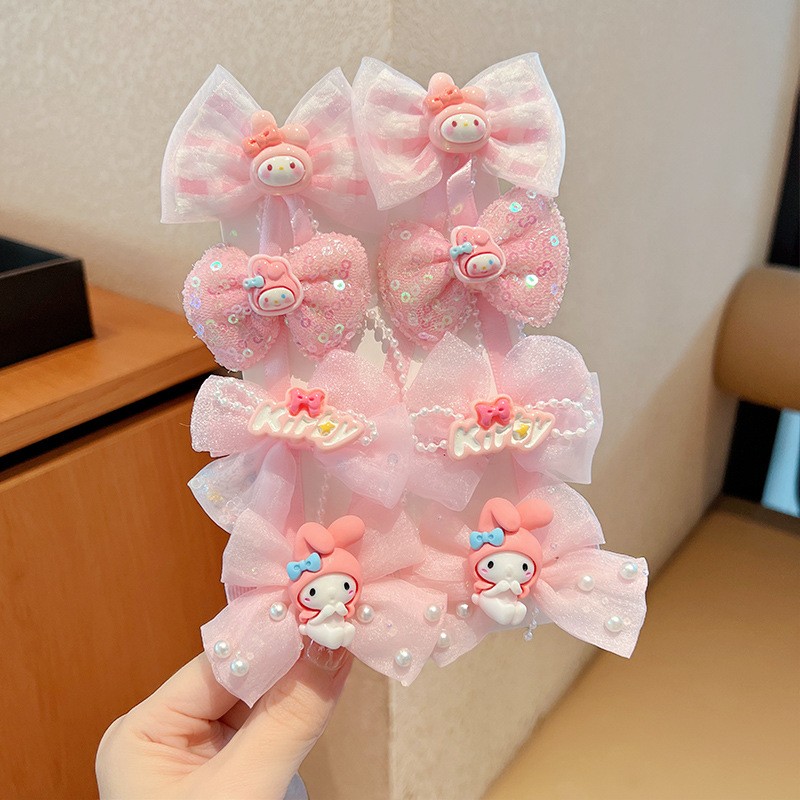 Melody蝴蝶结发饰碎发卡子