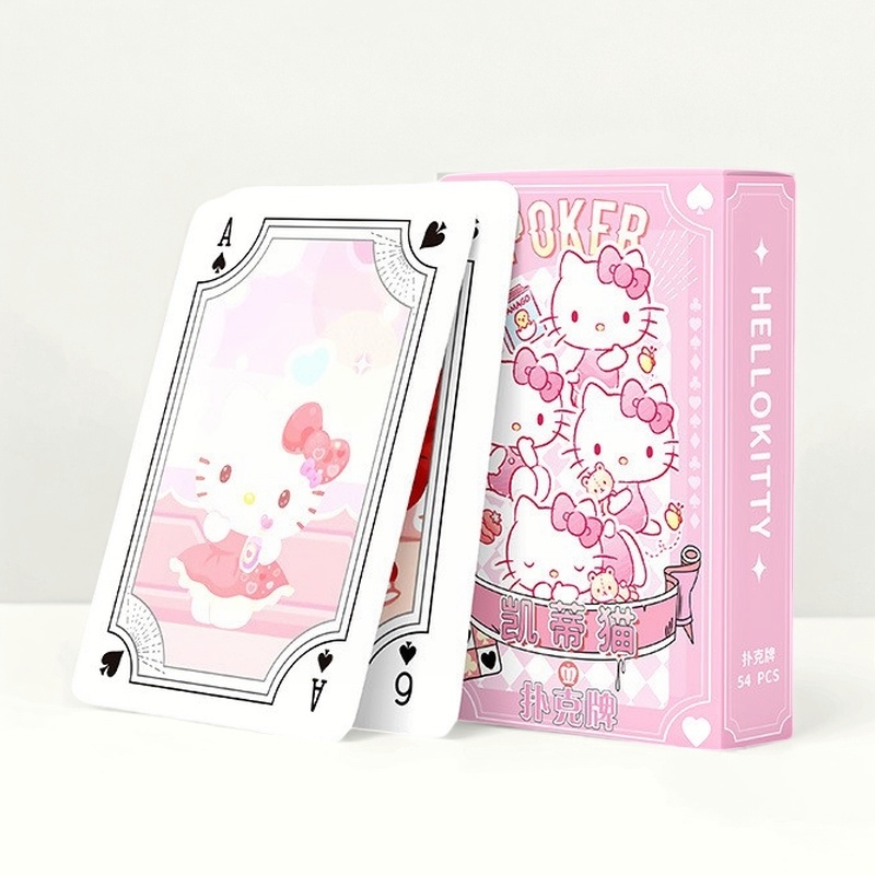 Kitty扑克牌棋牌玩具礼物摆件女