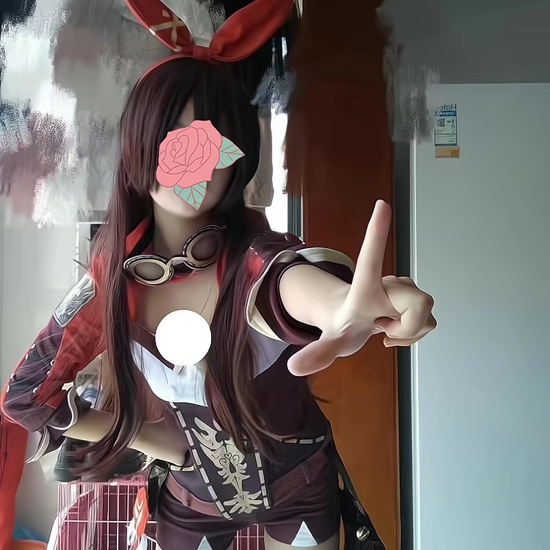 原神必胜客安柏漫展COS服全套