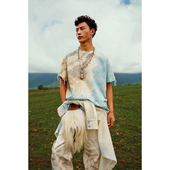 AW24 ANGEL CHEN陈安琪 白水台扎染印花T恤