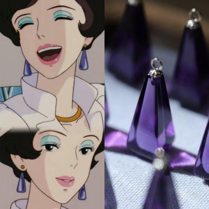 《红猪》吉娜同款耳坠耳夹款 动漫周边二次元衍生原创耳环配饰礼,饰品/流行首饰/时尚饰品新,耳钉,淘宝优惠券,粉丝福利购,淘宝优惠卷