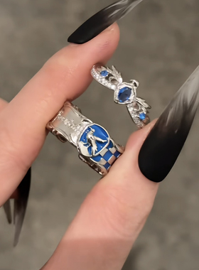 《哈利波特》鹰院拉文克劳对戒小红书同款小众手作cos戒指哈迷礼