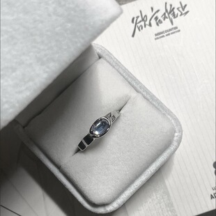 新款欲言难止陆赫扬许则求婚戒指原创小众设计高级感周边衍生指环