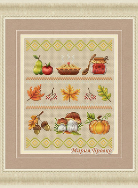 公主绣铺DMC自配套件纯棉线精准印花套件210803花园秋天