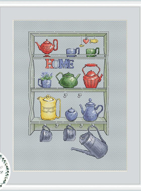 公主绣铺DMC自配套件纯棉线精准印花套件201220厨房小架子