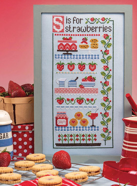 公主绣铺DMC自配套件纯棉线精准印花套件220522草莓