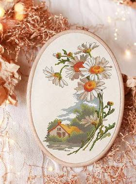 公主绣铺DMC自配套件纯棉线精准印花套件210728花花与风景08