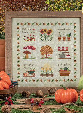 公主绣铺DMC自配套件纯棉线精准印花套件221005秋季花园