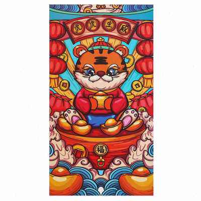 2022新款新年过年春节国潮红包虎虎生威卡通虎年利是封压岁钱创意