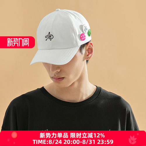 夏季棒球帽防晒男女潮时尚徽章