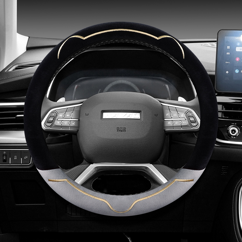 适用方向盘套毛绒冬季