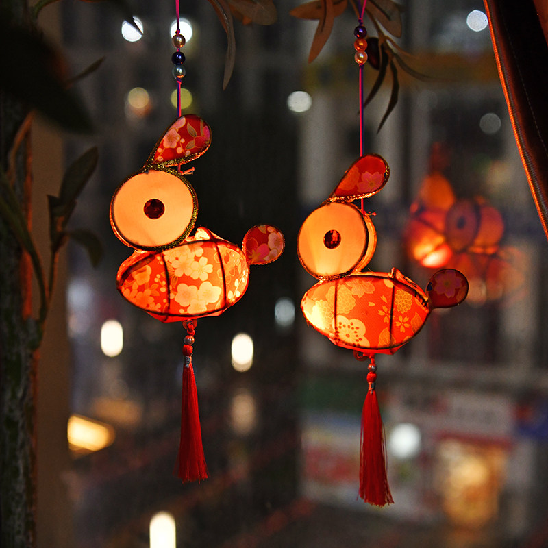 2026元宵节迷你兔子灯笼马年装饰挂饰民俗中国风手提布艺花灯成品,节庆用品/礼品,灯笼,淘宝优惠券,粉丝福利购,淘宝优惠卷