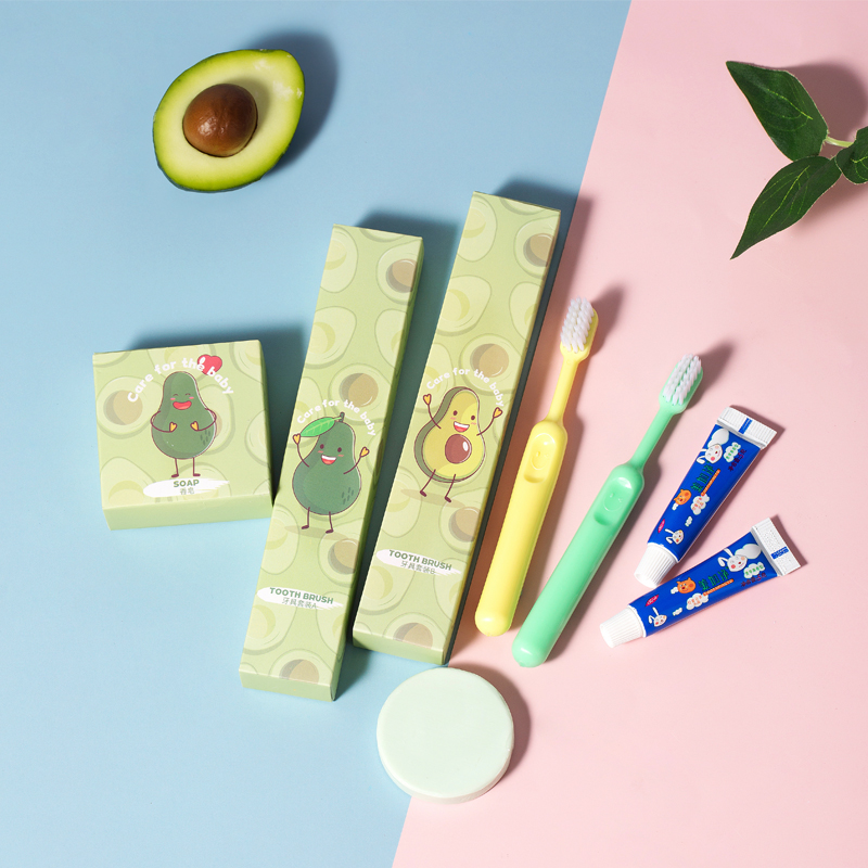 一次性儿童牙刷洗护用品酒店民宿