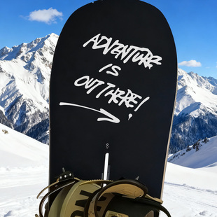 adventure生活就是冒险滑雪板个性创意文字汽车摩托车装饰车贴纸