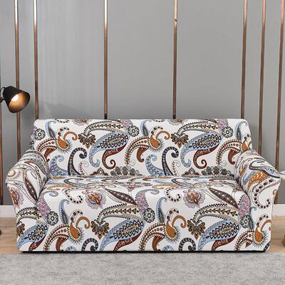 Elastic Floral Printed Sofa Covers for Living Room Scth Case