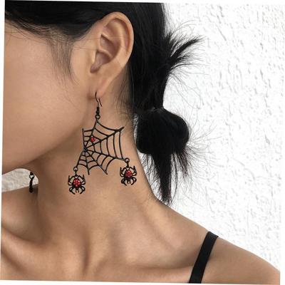 Spider earrings Halloween exaggerated earrings万圣节夸张耳环