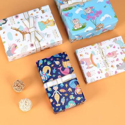 kids birthday gift wrapping paper childrens day礼物包装纸