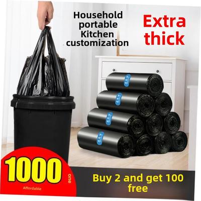 Garbage bags portable kitchen large trash can plastic bag