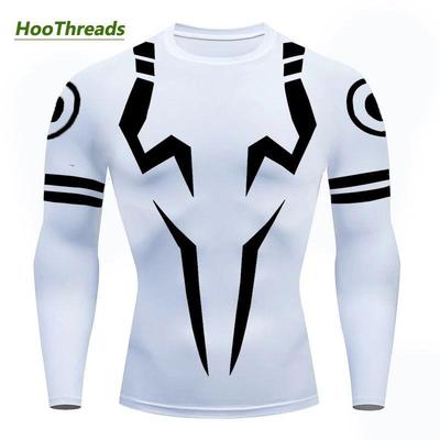 3D Print Compression Shirts for Men Gym Workout Fitness Unde