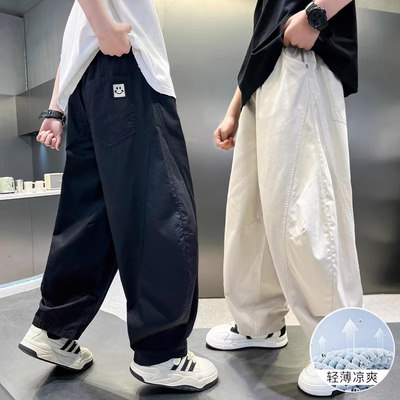 男童裤子夏薄款2025新款