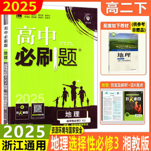 选择性必修三3 2025版 地理 资源环境与国家安全 高中必刷题 湘教版
