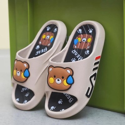 儿童拖鞋夏卡通男童女孩宝宝室内家用防滑软底浴室沙滩女童凉拖鞋