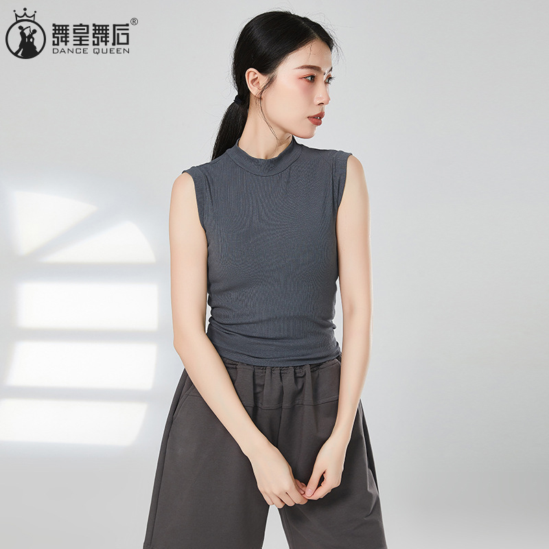 无袖背心舞蹈练功服形体服女